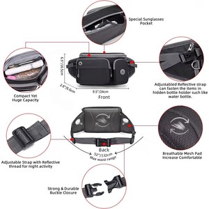 Guinzaglio da Corsa per Cani, Cintura Regolabile per Passeggiate, Addestramento ed Escursioni con Fibbia per Cintura di Sicurezza Auto, Cuciture Riflettenti - Product Image 6