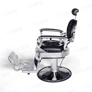 Chaise de salon de coiffure moderne, très résistante, inclinable, noire, pour salon de coiffure - Product Image 3