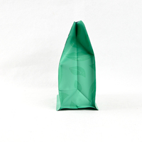 Sac personnalisé de qualité alimentaire à fond plat Pochette en plastique Emballage Sacs à fermeture éclair Sachet d'emballage de thé réutilisable Pochette d'emballage