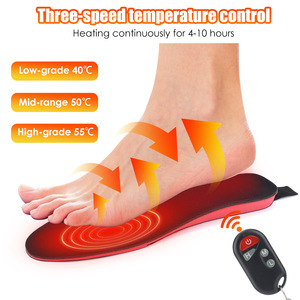 Vente en gros de semelles chauffantes électriques à batterie <span class=keywords><strong>Li</strong></span>-Ion rechargeable Chauffe-pieds télécommandés 4 réglages de température Taille 4.5-14 RV - Product Image 5