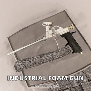 <span class=keywords><strong>Pistola</strong></span> de <span class=keywords><strong>Espuma</strong></span> de Poliuretano Manual de Grado Industrial, Boquilla de Cobre, Alimentación por Gravedad, Equipo de Construcción de Aluminio, Modelo OEM S305 - Product Image 2
