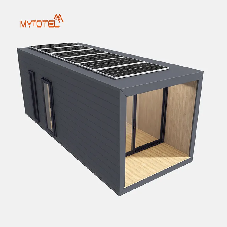 Mytotel 2 Phòng Với Nhà Bếp Phòng Tắm Năng Lượng Mặt Trời Powered Nhà Casas Mô-đun Prefabricadas Chế Tạo Nhà Container Nhà
