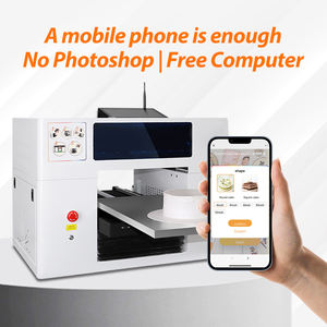 Inkit Impresora de alimentos <span class=keywords><strong>Cake</strong></span> Cookie Lollipop Impresora Soporte Escanear Código QR Subir imágenes DIY - Product Image 5