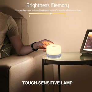 <strong>Modern</strong> USB Charging Battery Powered Portable Touch Control Dimmable LED Desk <strong>Lamp</strong> for Kids <strong>Bedside</strong> Nightlight - Product Image 6