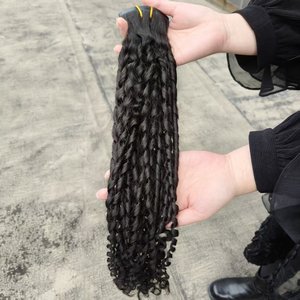 Clip Invisible <span class=keywords><strong>sans</strong></span> couture dans les extensions de cheveux Pixie cheveux humains bouclés trame de peau en PU naturel Clip Invisible dans l'extension de cheveux - Product Image 1