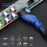 Connecteurs or 8K support de câble HDMI 1080p 2160p 4K x 2K