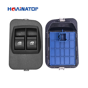 HOWINATOP Nouveau bouton de commande de lève-vitre électrique 735461275 8 broches avec cadre pour Citroën Nemo <span class=keywords><strong>Peugeot</strong></span> <span class=keywords><strong>Bipper</strong></span> - Product Image 6