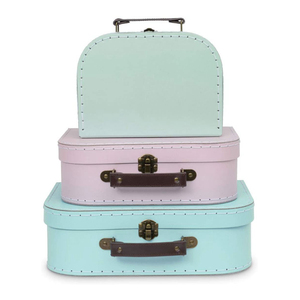 Set <span class=keywords><strong>di</strong></span> 3 Scatole Regalo in <span class=keywords><strong>Cartone</strong></span> con Design Unico e Finitura Cucita a Mano - Product Image 6