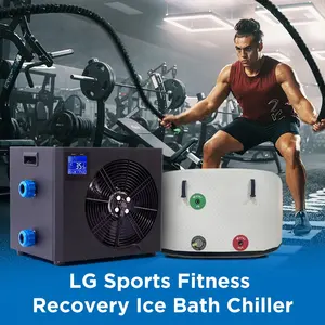 1HP acqua Chiller 1000L telecomando macchina di raffreddamento ad acqua bagno di ghiaccio Chiller vasca ad immersione fredda per lo sport Fitness recupero