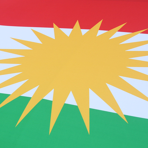 Livraison rapide, housse de capot de voiture Kurdistan 115*160cm, drapeau en polyester durable, écologique, logo personnalisé, housse de moteur de voiture - Product Image 3