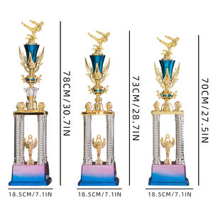 تصميم جديد التايكوندو فنون الدفاع عن النفس الكاراتيه الملاكمة الجوائز 2 طبقات الكأس البلاستيكية للمسابقات الرياضية الاحتفال حزب الحسنات - Product Image 4