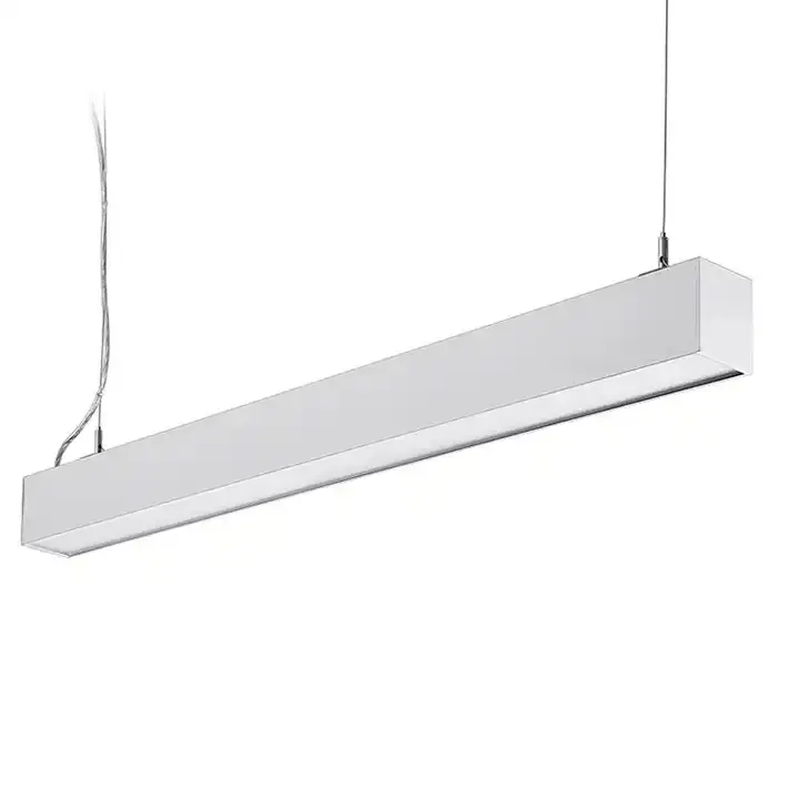 Doğrudan dolaylı yemek odası lamba modern LED asılı lineer ışıkları yemek masası ışık çubuğu dekorasyon lamba