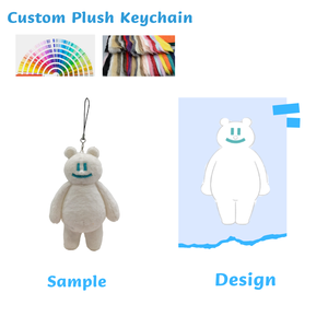 Peluche personnalisée <span class=keywords><strong>Mishi</strong></span>, jouet en peluche personnalisé, peluche OEM personnalisée avec aimant, breloque en peluche, porte-clés en peluche personnalisé - Product Image 1