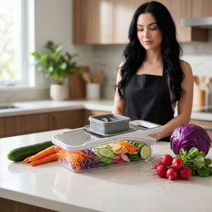Accesorios de Cocina con Logotipo Personalizado, Cortador de Verduras <span class=keywords><strong>Manual</strong></span> Nicer Pro, Cortador de Cebolla <span class=keywords><strong>en</strong></span> Cubos, Cortador de Frutas y Verduras - Product Image 1