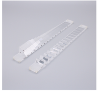 VB-15 + HB-16 verre d'optométrie optique ophtalmique barres de prisme lâches ensemble de Kit de poignée en acier inoxydable avec boîtier en aluminium