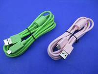 Câble de données USB-A/Type-C en PVC coloré original, 1,8 mètre, anneau magnétique, charge rapide 3A pour téléphone Android, clavier mécanique
