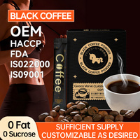 TK Best Seller OEM Café Noir Arabica de Qualité Supérieure en Poudre Arôme Riche Goût Doux Caféiné Sans Sucre Grade Spécial Boîte