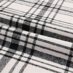 Tissus textiles bon marché, matière première en tweed, laine, plaid, style flanelle, vêtements 100% poly, <span class=keywords><strong>tissu</strong></span> tweed tissé - Product Image 4
