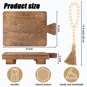 Soporte <span class=keywords><strong>de</strong></span> pedestal <span class=keywords><strong>de</strong></span> madera personalizado, bandeja <span class=keywords><strong>de</strong></span> madera para baño, hogar, cocina, fregadero, soporte <span class=keywords><strong>de</strong></span> jabón <span class=keywords><strong>de</strong></span> madera - Product Image 4