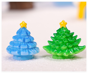 2026 regalos creativos de Navidad invierno nieve Artificial StarTree <span class=keywords><strong>3D</strong></span> figuritas en miniatura jardín paisaje adornos resina - Product Image 6