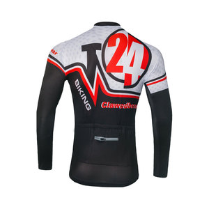 Maillot de cyclisme en gros à manches courtes/longues/demi-longues pour VTT, séchage rapide, respirant, pour amateurs, clubs, VTT et vélo de route - Product Image 2