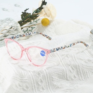 Fashion Trendy Slim PC Frame Anti Blue Light White Lens Magnifying Women <strong>Reading</strong> <strong>Glasses</strong> <strong>4</strong> Colors Available - Product Image 6