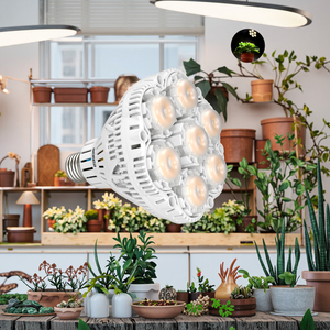 Para <span class=keywords><strong>Sansi</strong></span> E27 bombilla de cultivo LED de espectro completo de 36 vatios 230vac para plantas de interior de invernadero blanco verde rojo emisión LM301H IP65 para - Product Image 5