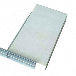 Plafonds <span class=keywords><strong>d</strong></span>écoratifs pour l'aménagement intérieur, dalles <span class=keywords><strong>de</strong></span> 600x600 mm, système <span class=keywords><strong>de</strong></span> grille, panneaux en fibre-<span class=keywords><strong>ciment</strong></span> insonorisants, laine minérale, fibre <span class=keywords><strong>de</strong></span> verre - Product Image 1