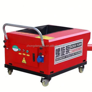 Pompe à béton mobile électrique neuve 220/380 V pour remorque à structure secondaire, petite pompe à béton - Product Image 4