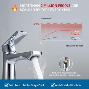 Krom banyo musluk, Modern tek kolu tek delik banyo Vanity lavabo bataryaları için Pop up drenaj ve güverte plakası ile 1 veya 3 delik - Product Image 5