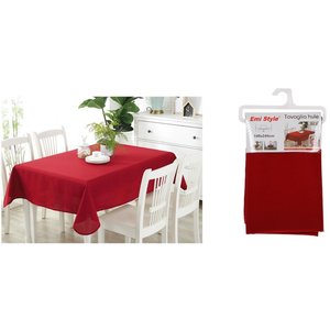 * OUTLET * tovaglia rettangolare vino rosso HULE impermeabile 140x240cm-casa e giardino/articoli per la casa - Product Image 1