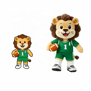 Peluche Personalizado con Logotipo, Mascota Deportiva <span class=keywords><strong>de</strong></span> Baloncesto, Peluche para Promoción <span class=keywords><strong>de</strong></span> Equipos Deportivos Escolares - Product Image 4