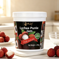 Lotlong Professionele Fabriek Op Maat Gemaakte Gezonde Verse Fruit Lychee Puree Jam voor Restaurants & Grote Bakkerijbestellingen