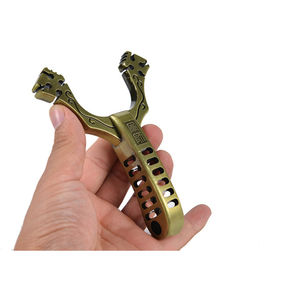 Fionda in metallo 8 fili lucidatura atletica all'aperto giocattolo nostalgico caccia atletica espulsione elastico fionda giocattoli - Product Image 5