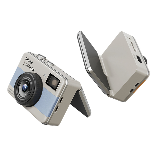 Mini Digital Camera 4K 48MP Compact Retro Autofocus Vlogging Camera Portable Travel Photography Gift for Kids