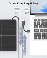 Unidad Óptica Externa DVD RW, Grabadora de Alta Velocidad de Transferencia de Datos, USB 3.0, Compatible con PC de Escritorio