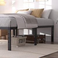 Fabricant chinois de lits métalliques, cadre de lit en fer robuste, vente en gros pour hôtels, dortoirs, chambres de location