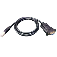 Cable Adaptador USB a Serial RS232 Utech de 6 pies (1.8 m) con Chipset FTDI, Blindaje Trenzado y Conductor de Cobre Puro para Uso en Computadoras