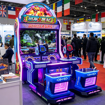 Máquina recreativa comercial de tiro de dinosaurios, operada con monedas, juego de caza de dinosaurios para 2 jugadores, juego de tiro recreativo personalizable - Product Image 2
