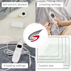 110V/220V plus épais chauffage fonction de synchronisation Nature Double face Extra doux chauffé jeter couverture électrique pour l'hiver - Product Image 4