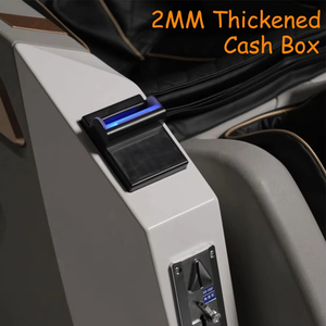 Commercial Coin Chair With Inside Coin Selector Whole Body <b>Machine</b> Functions - Product Image 3