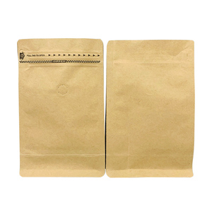 Bolsas de Café con Fondo Plano, MOQ Bajo, 250g, 12oz, 1kg, Bolsas de Embalaje de Plástico y Papel de Aluminio para Envasado de Granos de Café - Product Image 2