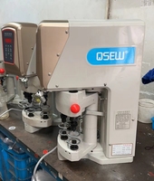 Machine à coudre électrique tout-en-un QS-818D-3 à trois têtes pour la pose de boutons-pression et l'insertion d'œillets