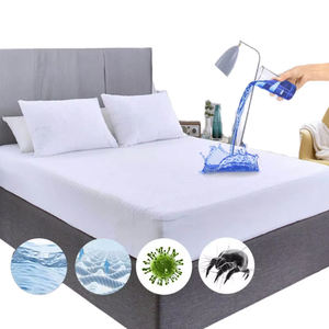Protecteur de matelas en coton éponge de qualité supérieure OEM/ODM, hypoallergénique, élastique, imperméable, anti-punaises de lit, jusqu'à 18 pouces - Product Image 1