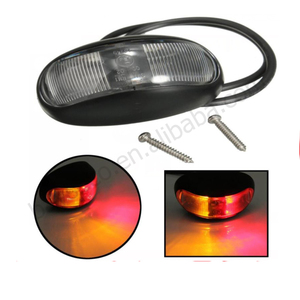 HST-20112 12V/24V 24V 2 Diodos Luz LED de Posición Lateral para Camión y Remolque, Alta Calidad, Luz Indicadora Roja y Ámbar ADR, Emark - Product Image 2
