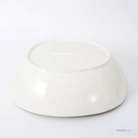 Ensemble de plateau de service pour apéritifs avec support en métal pliable à 2 niveaux personnalisé, ensemble de bols à salade en céramique blanche