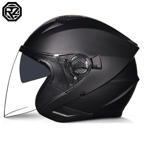 Casque demi-face Orz certifié quatre saisons pour hommes et femmes, double visière, casques de sécurité ABS, nouveaux, homologués DOT pour vélo électrique - Product Image 6
