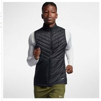 Gilet d'entraînement pour homme automne-hiver, veste de sport en coton, chaude, légère, coupe-vent, sans manches, pour la course à pied, la salle de sport, les activités de plein air