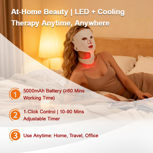 Masker Es Terapi Cahaya Merah EYCO Silikon 415nm 630nm 850nm Terapi Cahaya Merah Inframerah Masker Kecantikan Peralatan Salon - Product Image 5