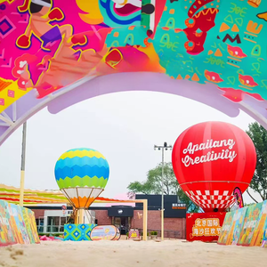 Ballon publicitaire gonflable à air chaud, grand ballon à l'hélium, imperméable, facile à installer, décoration de Noël en extérieur - Product Image 5